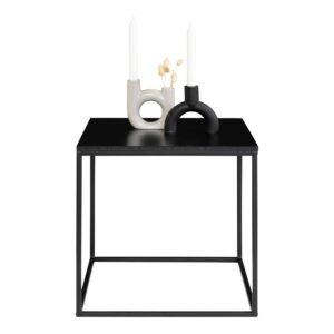 Vita Hjørnebord, sort, sort stel, 45x45x45 cm - Billede 3