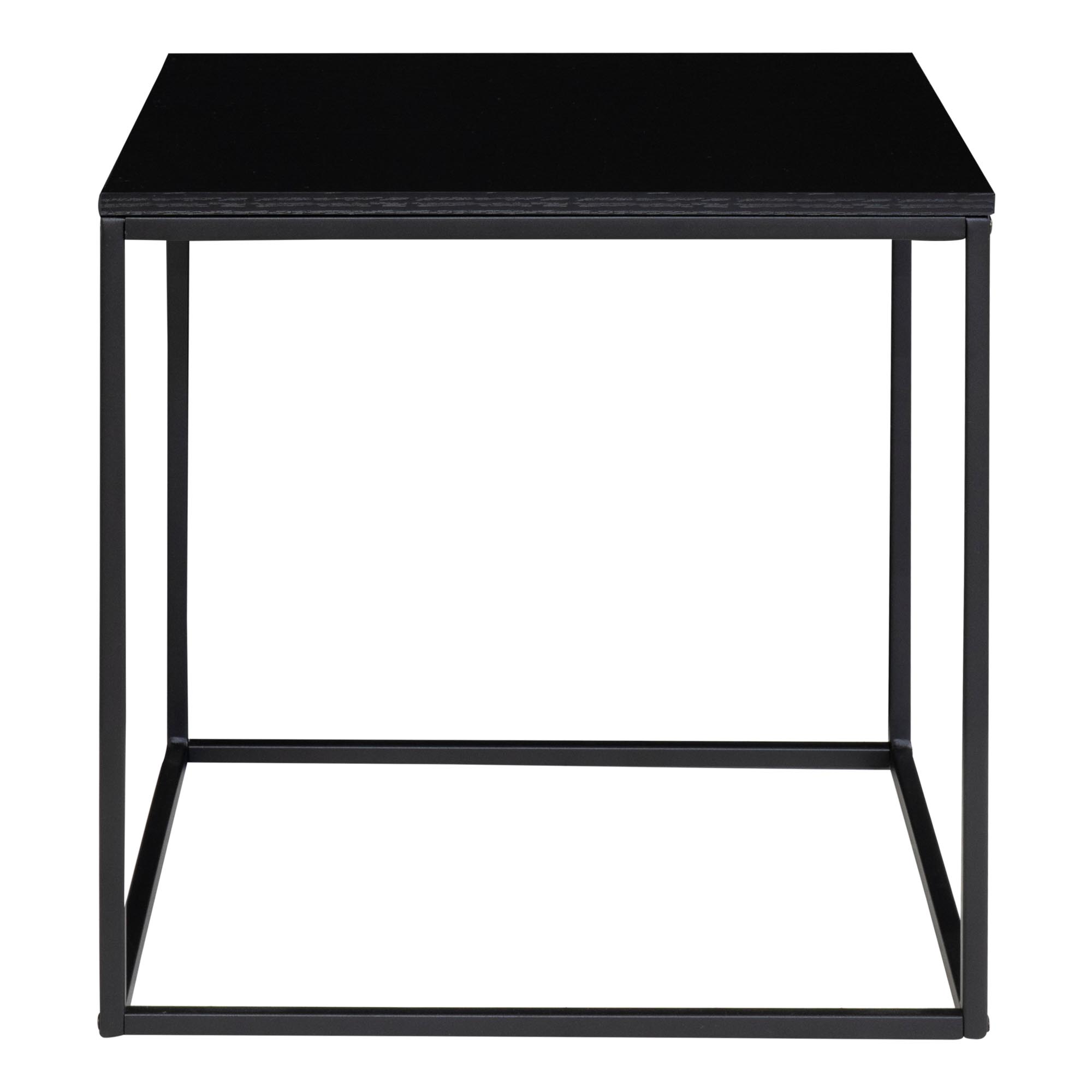 Vita Hjørnebord, sort, sort stel, 45x45x45 cm - Billede 4