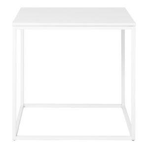 Alternative view of Vita Hjørnebord, hvid, hvidt stel, 45x45x45 cm