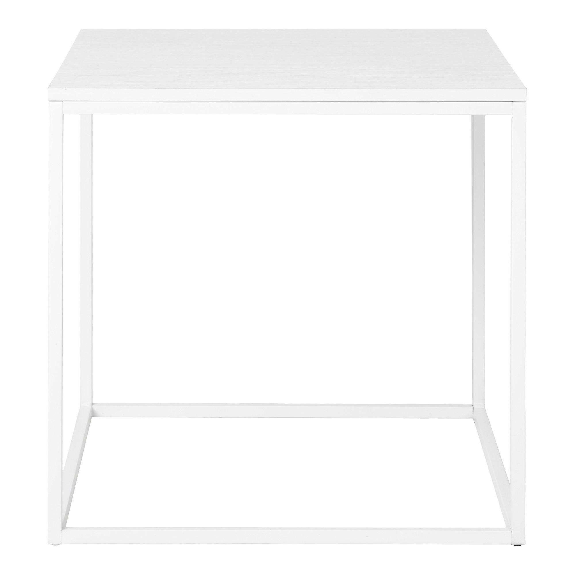 Vita Hjørnebord, hvid, hvidt stel, 45x45x45 cm - Billede 2