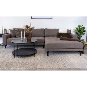 Vita Sofabord, sort, sort stel, Ø80x45 cm - Billede 4