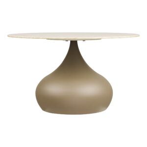 Alternative view of Pienza Sofabord, metal/hærdet glas, khaki, ø70x42 cm