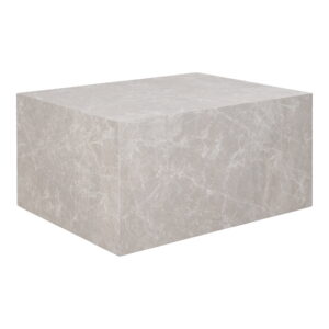 Prague Sofabord, marmor look, beige, 60x80x40 cm