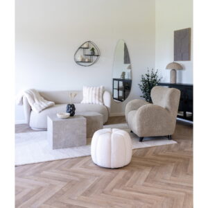 Prague Sofabord, marmor look, beige, sæt af 2 - Billede 12