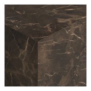 Prague Sofabord, marmor look, brun, 60x80x40 cm - Billede 3
