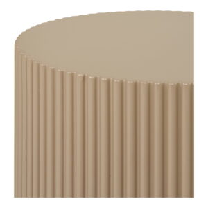 Alternative view of Farense Hjørnebord, mørk sand, ø30x50 cm