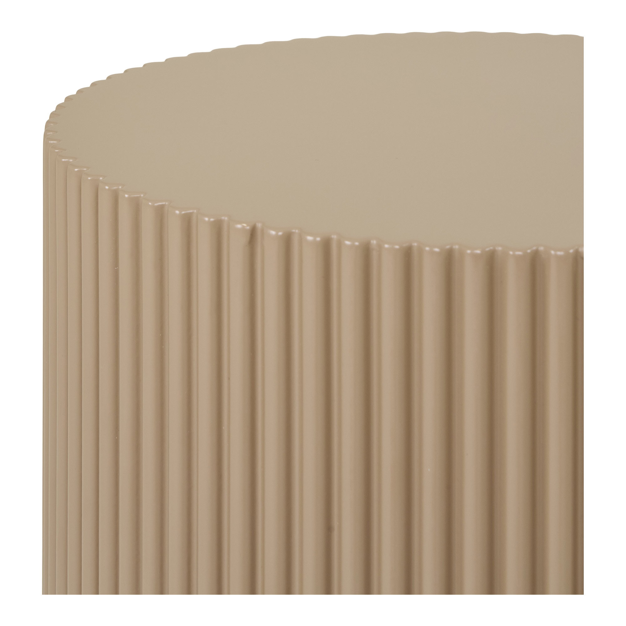 Farense Hjørnebord, mørk sand, ø30x50 cm - Billede 2
