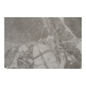 Brito Sofabord, marmor look, grå/sort, ø60x45 cm - Billede 3