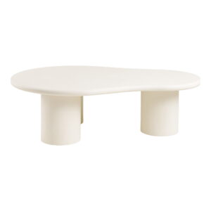 Alternative view of Palmera Sofabord, cement look, off-white, 80x120x35 cm