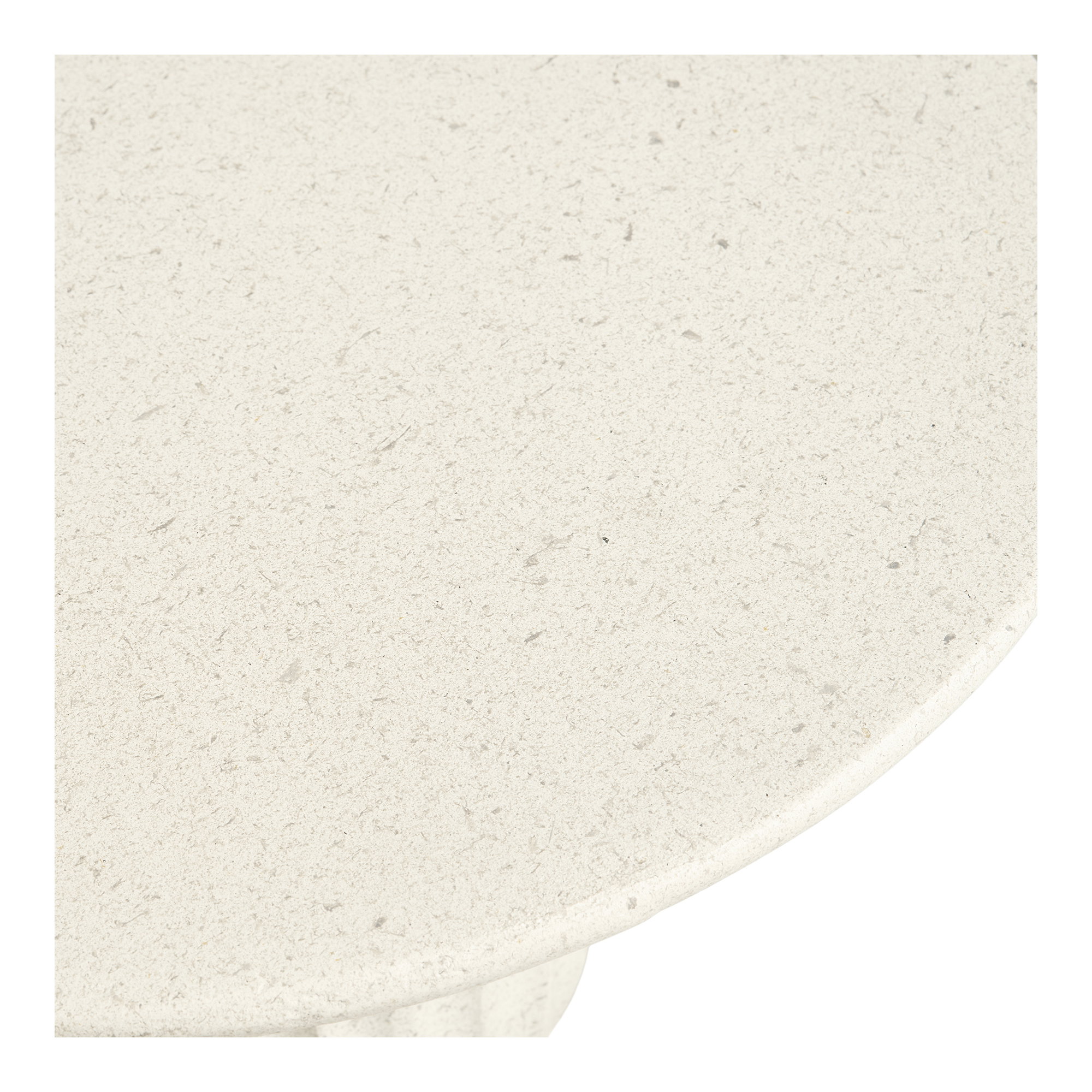 Newtown Hjørnebord, fiberclay, hvid, ø40x55 cm - Billede 4