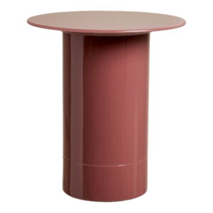 Alternative view of Florens Hjørnebord, varm rosa, ø45x51 cm