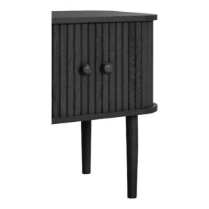 Nikko Hjørnebord, 2 låger, sort, 45x40x50,5 cm - Billede 5