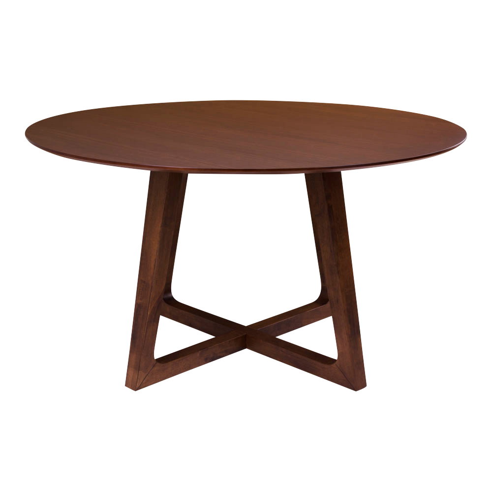 Hellerup Spisebord, valnød finer, ø137x76 cm - Billede 2