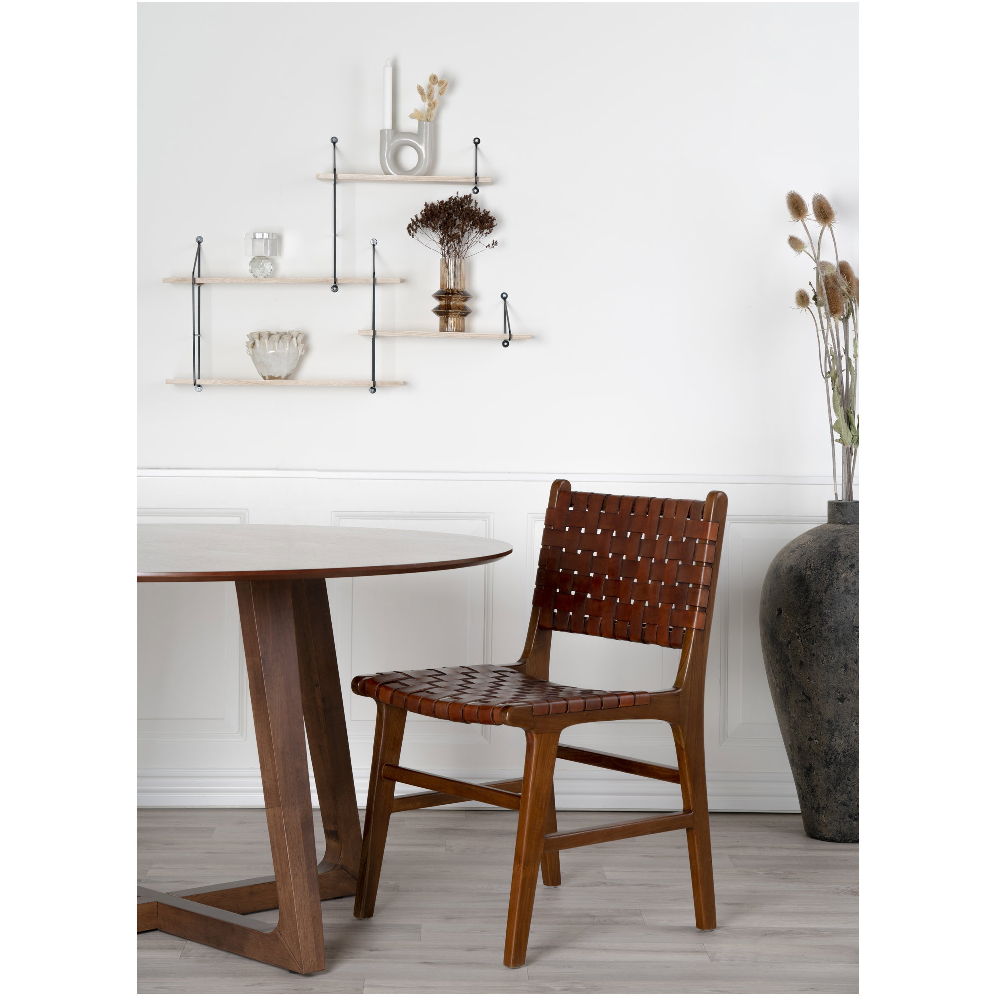 Hellerup Spisebord, valnød finer, ø137x76 cm - Billede 7