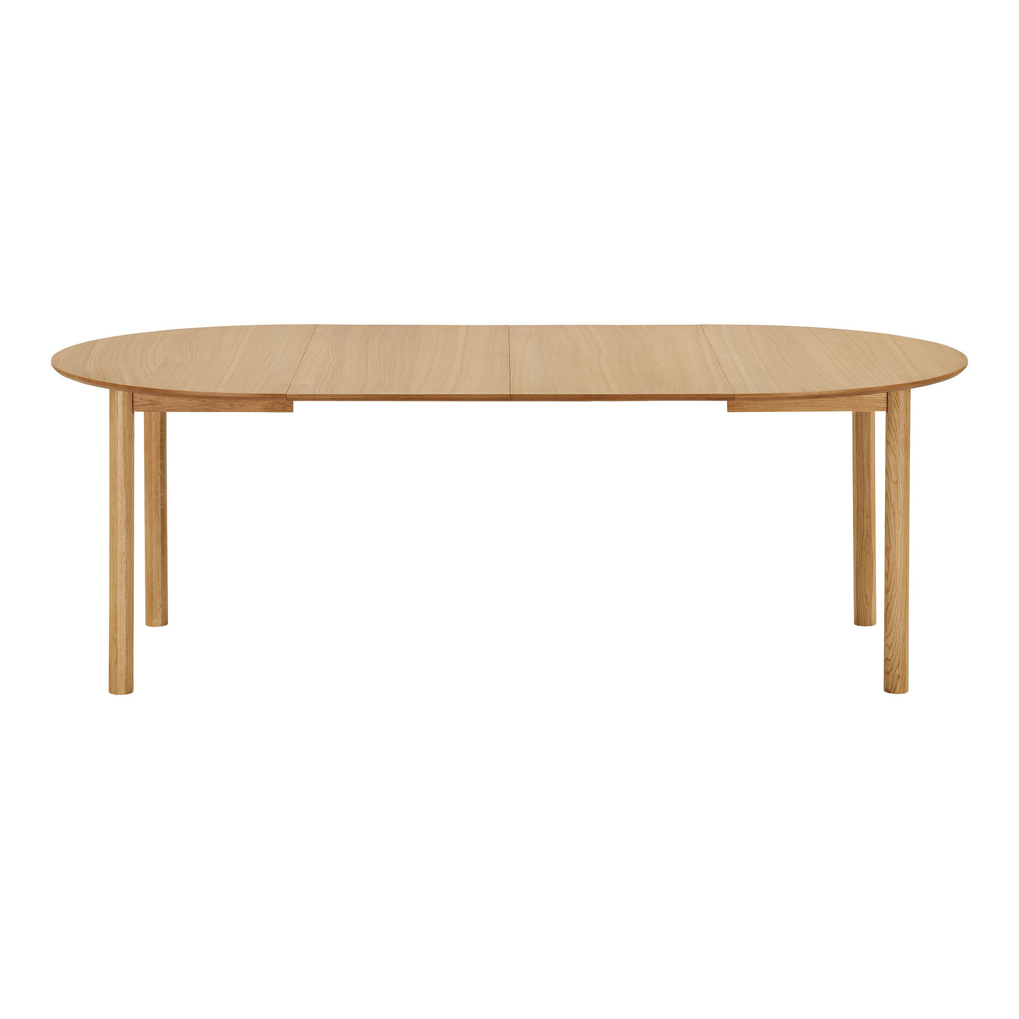 Bundaberg Spisebord, egefiner, natur, inkl. to tillægsplader, ø120x120-170-220x75 cm - Billede 2
