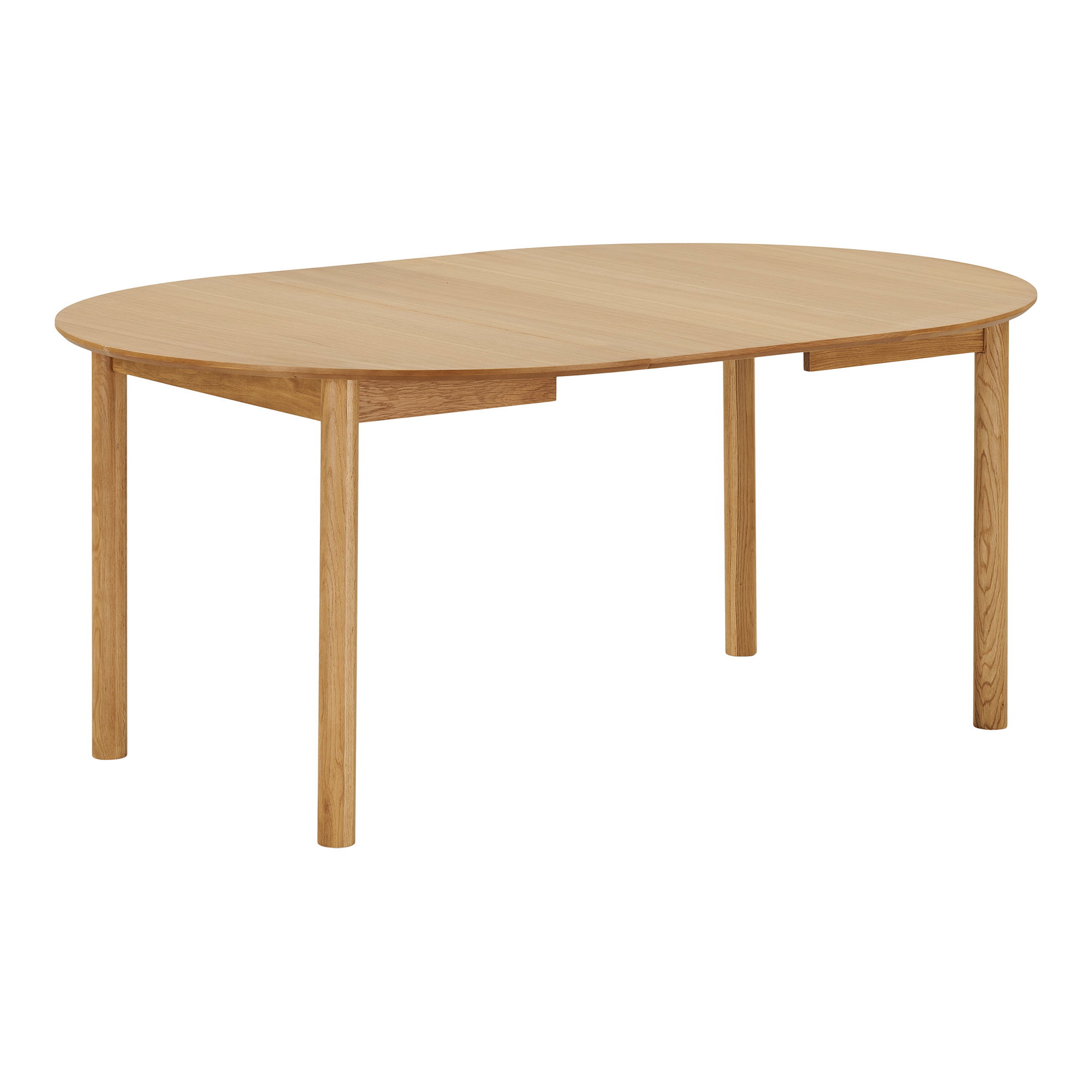 Bundaberg Spisebord, egefiner, natur, inkl. to tillægsplader, ø120x120-170-220x75 cm - Billede 3