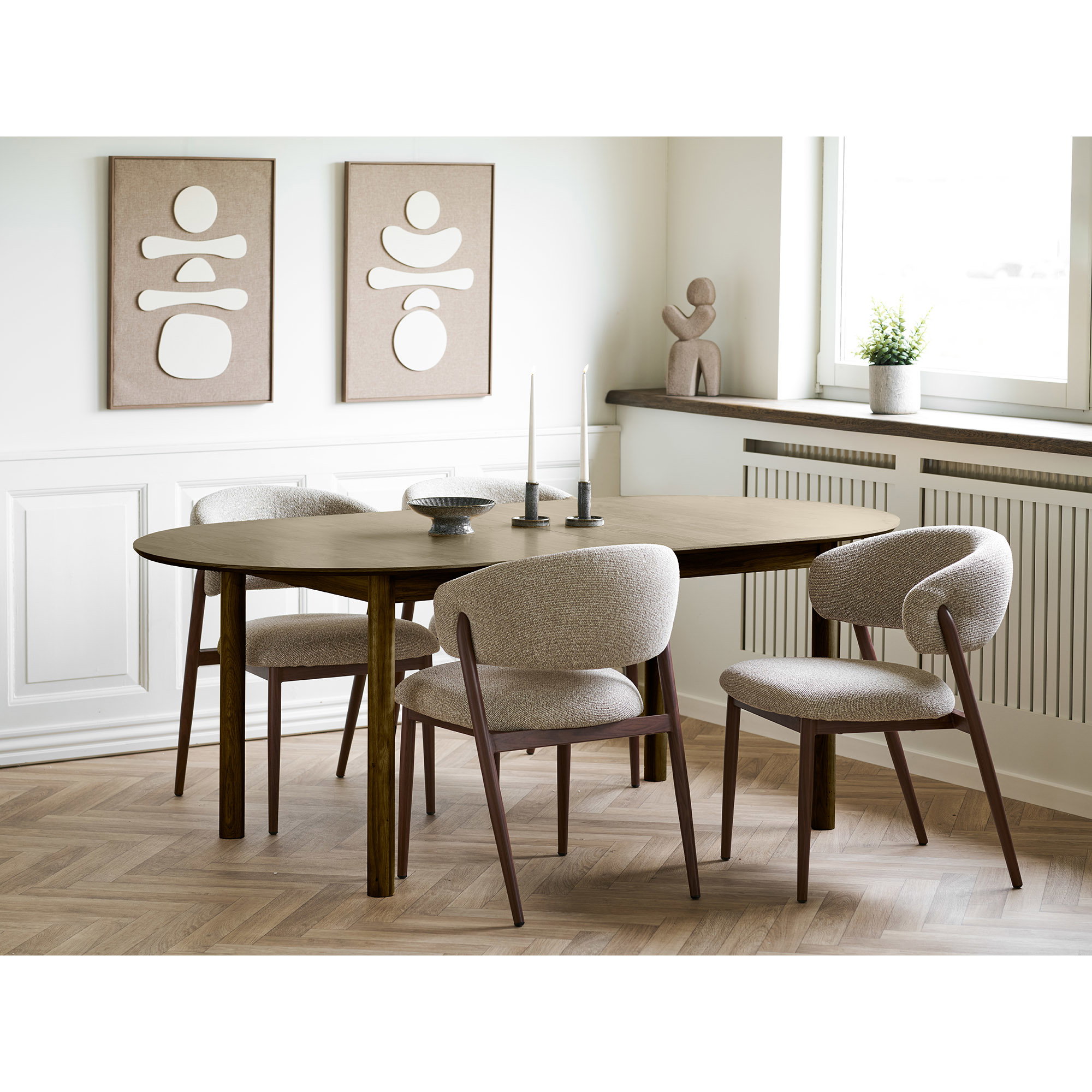 Bundaberg Spisebord, egefiner, smoked, inkl. to tillægsplader, 100x200-250-300x75 cm - Billede 10