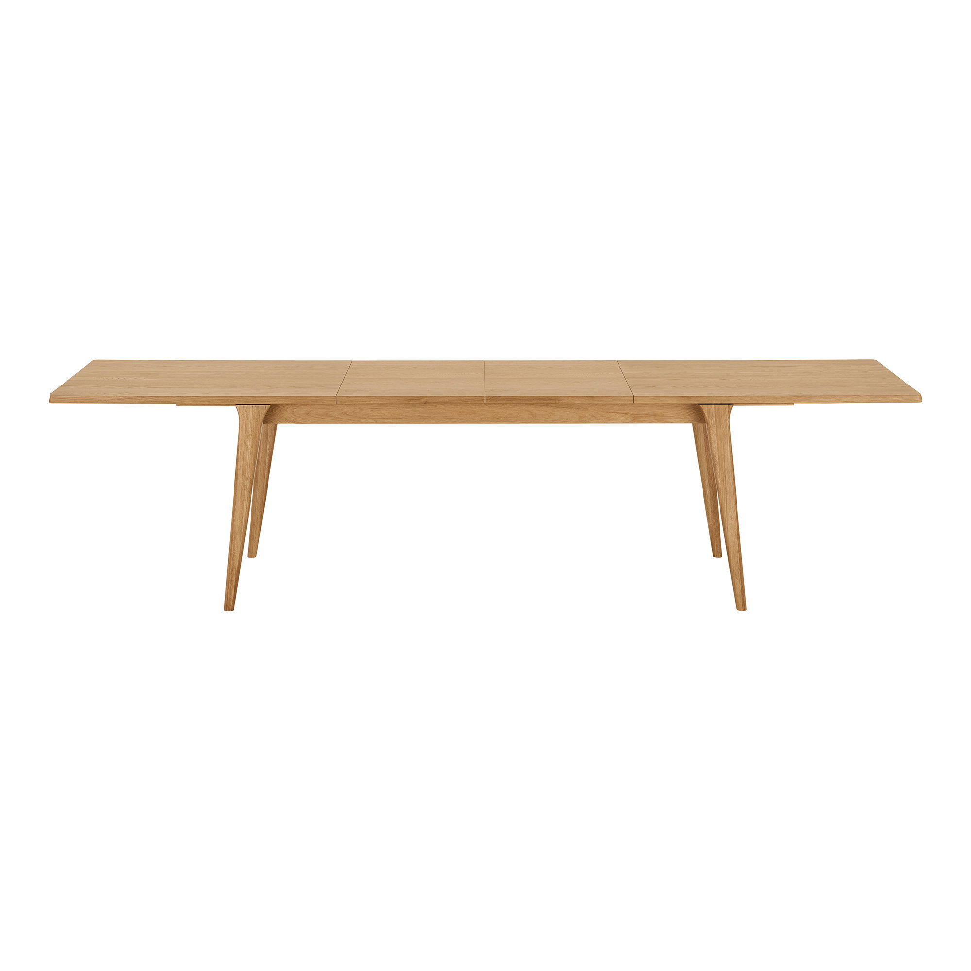 Darwin Spisebord, egefiner, natur, inkl. to tillægsplader, 100x240-290-340x75 cm - Billede 2