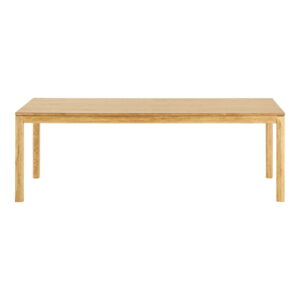 Bowen Spisebord, eg, natur, inkl. to tillægsplader, 100x220-270-320x75 cm - Billede 3