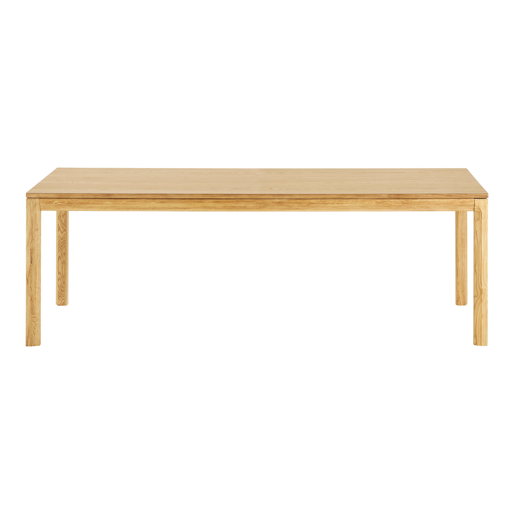 Bowen Spisebord, eg, natur, inkl. to tillægsplader, 100x220-270-320x75 cm - Billede 3