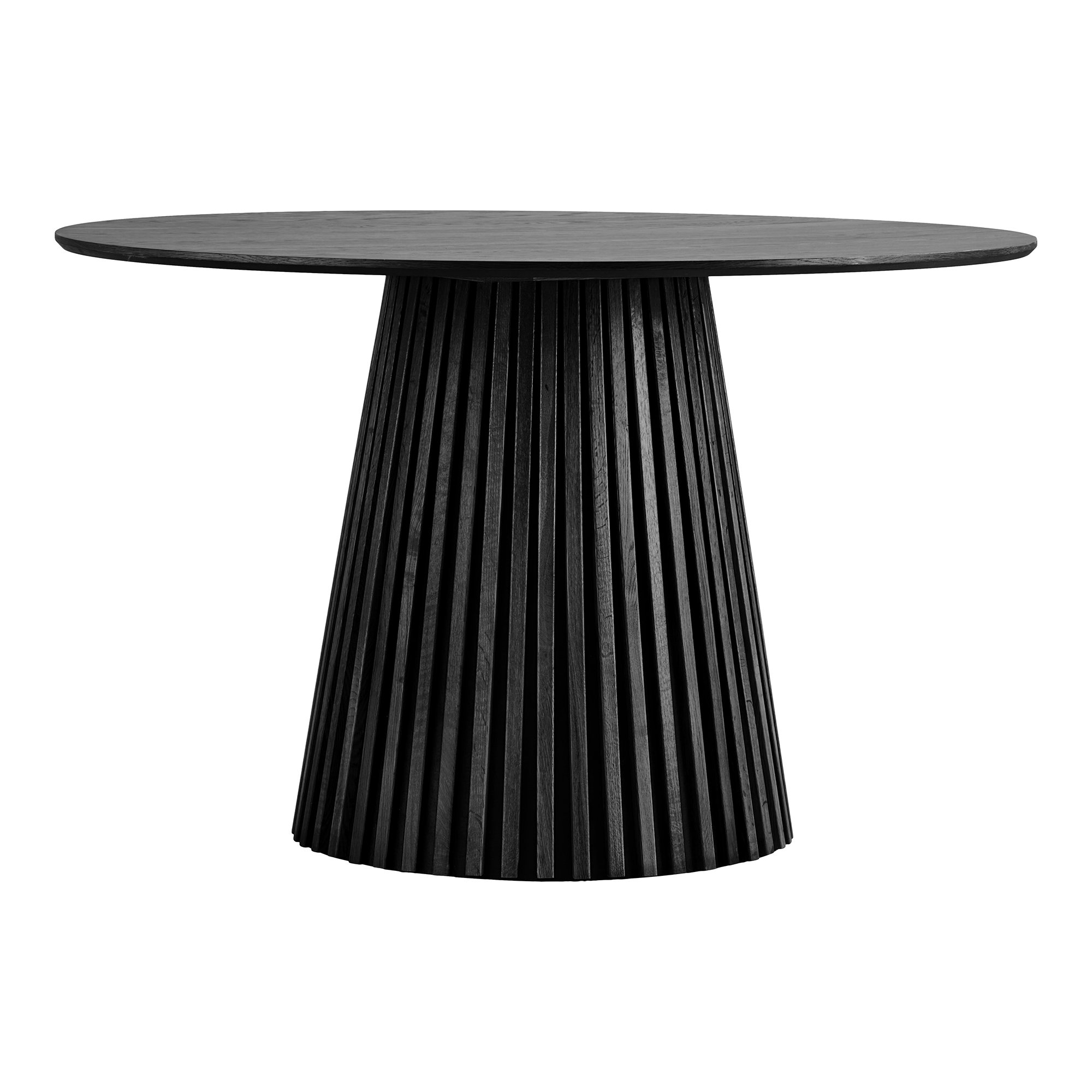 Osaka Spisebord, egefiner, sort, ø120x75 cm - Billede 2