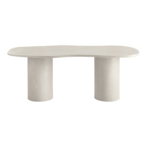 Alternative view of Maranola Spisebord, cement look, beige, 96x200x76 cm
