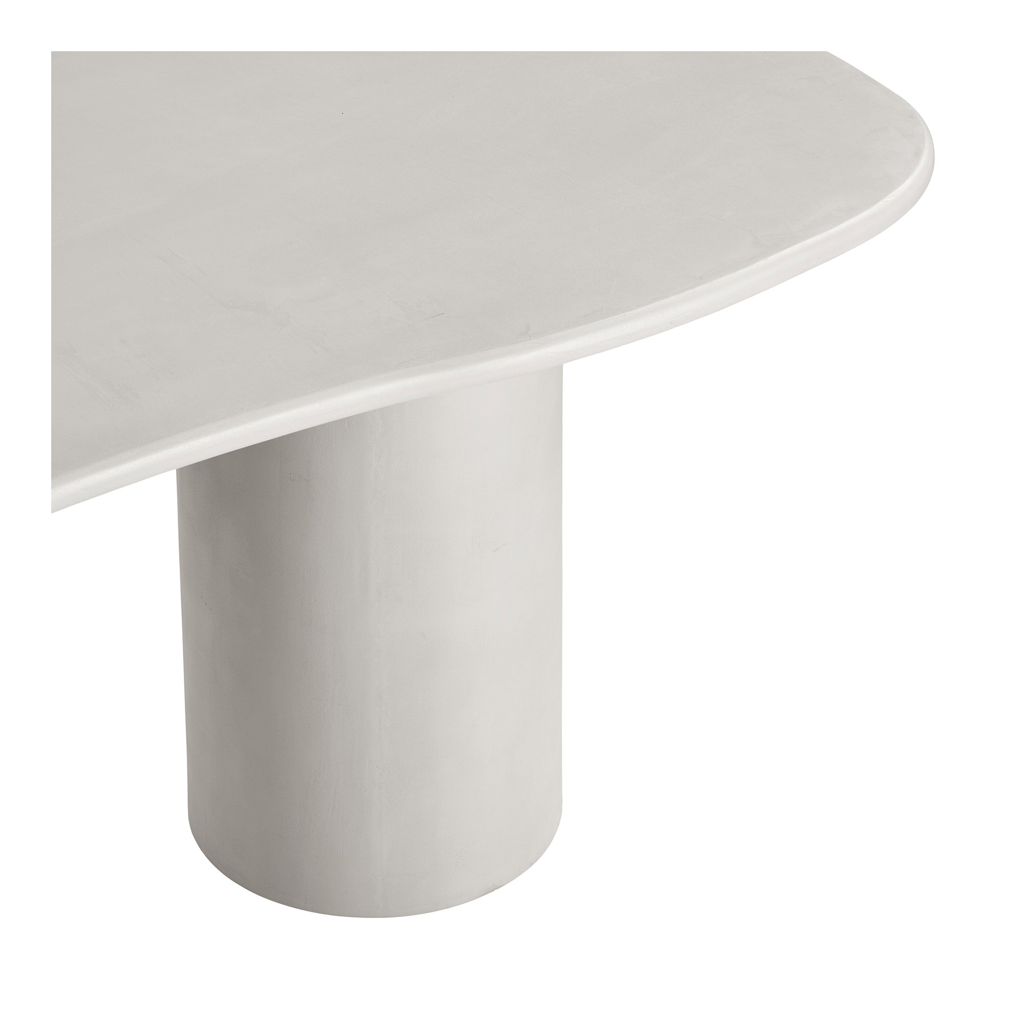 Maranola Spisebord, cement look, beige, 96x200x76 cm - Billede 4
