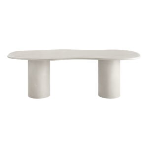 Alternative view of Maranola Spisebord, cement look, beige, 96x240x76 cm