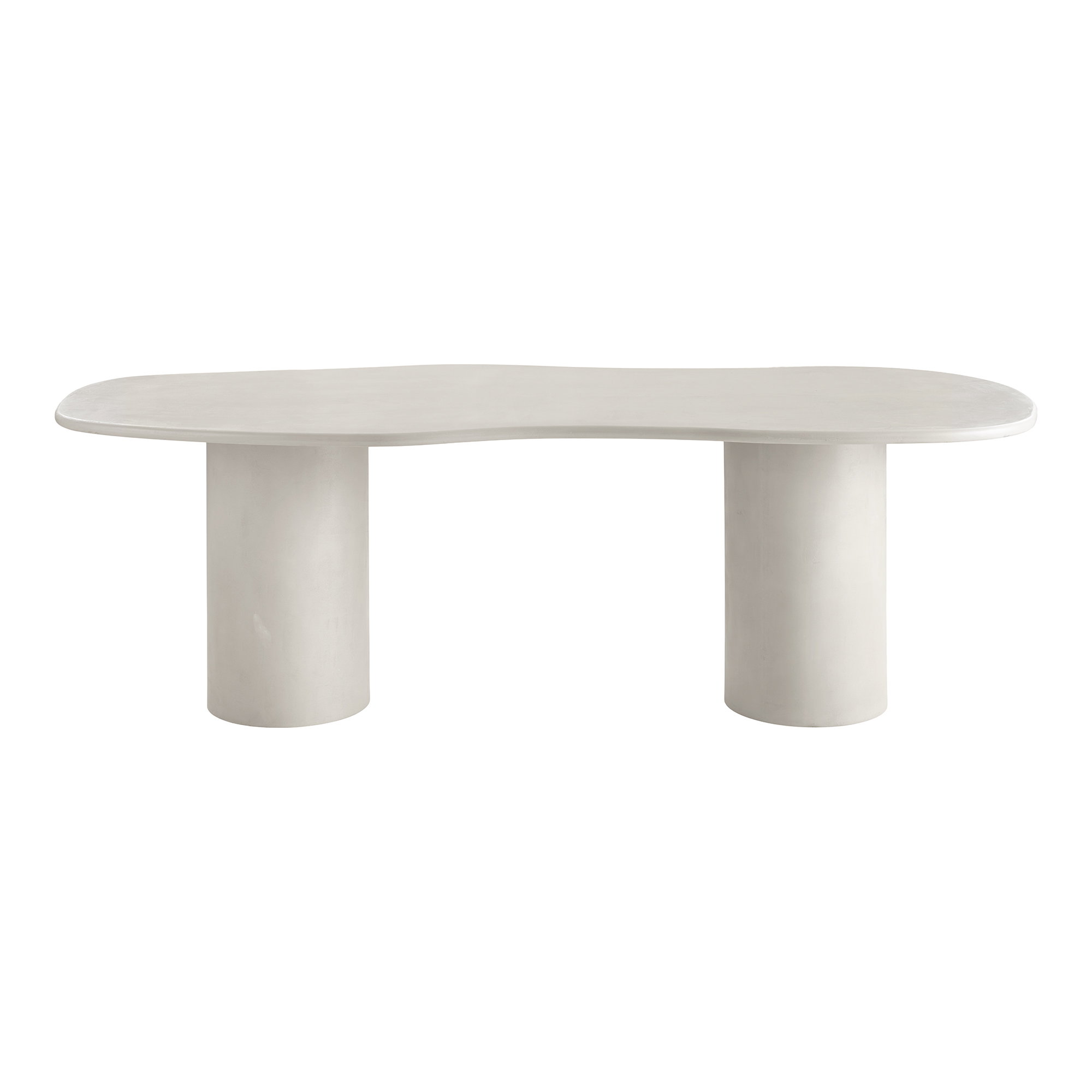 Maranola Spisebord, cement look, beige, 96x240x76 cm - Billede 2