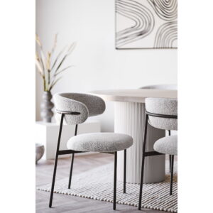 Solva Spisebord, ask, natur/sand, 100x220x75 cm - Billede 8