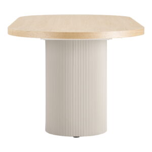 Solva Spisebord, ask, natur/sand, 100x220x75 cm - Billede 3