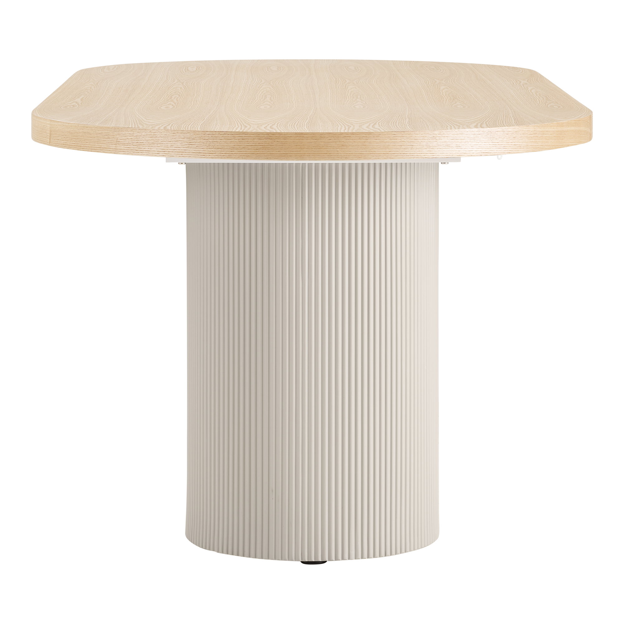 Solva Spisebord, ask, natur/sand, 100x220x75 cm - Billede 3