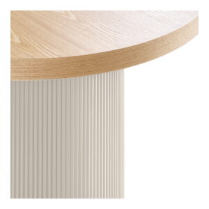 Solva Spisebord, ask, natur/sand, 100x220x75 cm - Billede 4