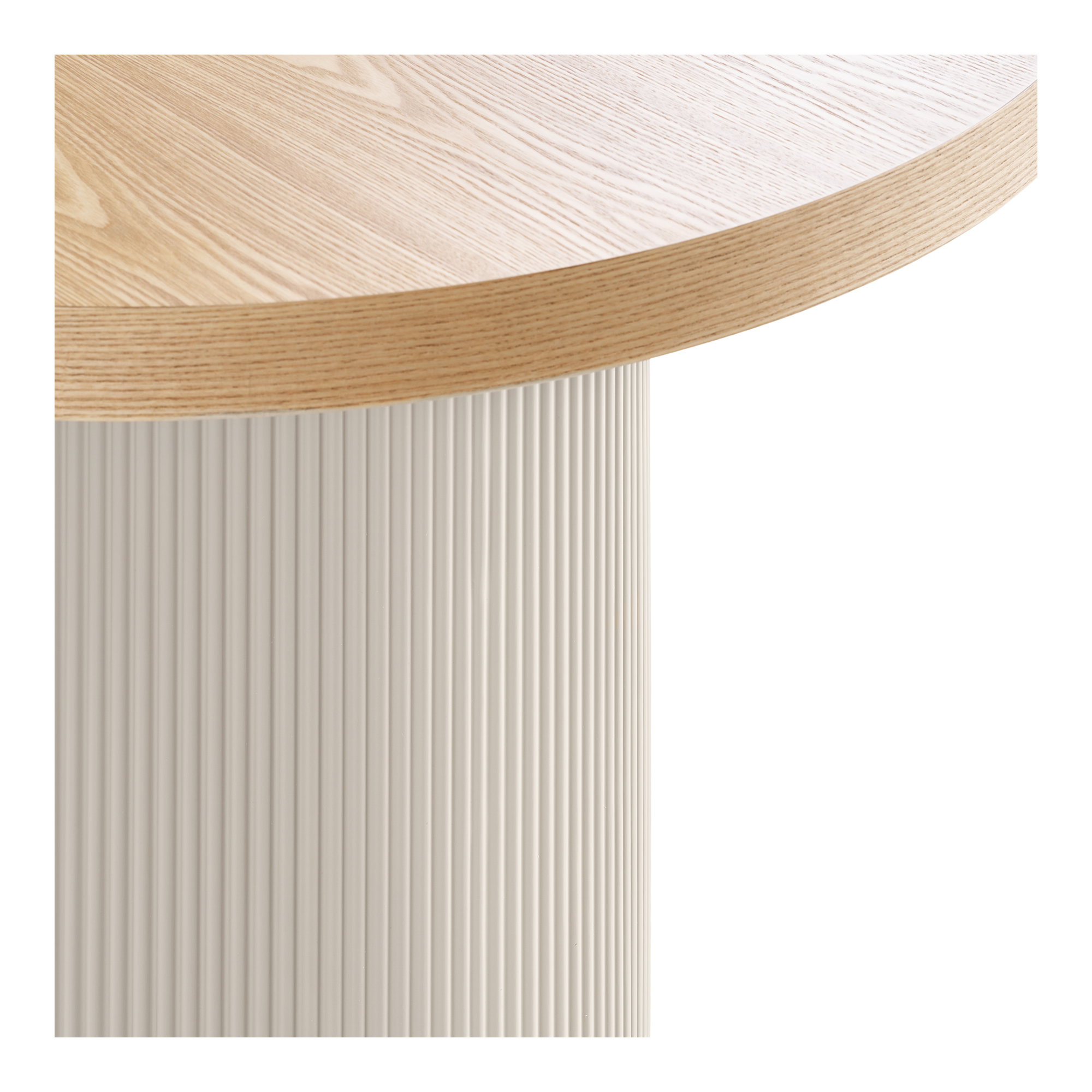 Solva Spisebord, ask, natur/sand, 100x220x75 cm - Billede 4