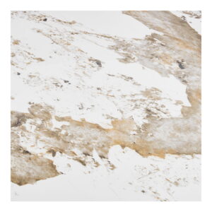 Athens Spisebord, keramik bordplade, hvid/brun, ø140x76 cm - Billede 4