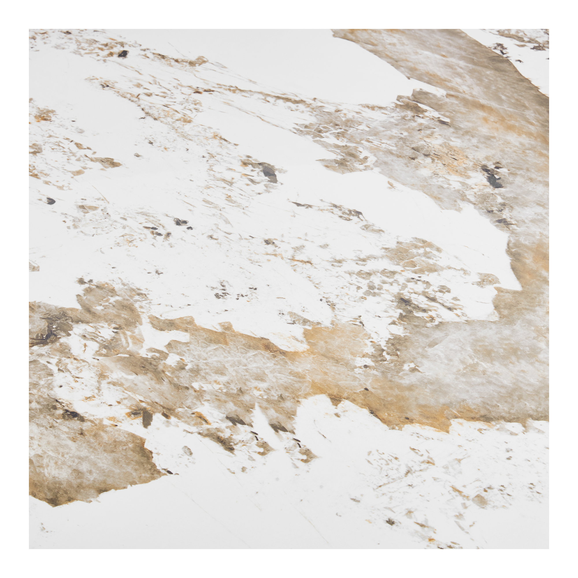 Athens Spisebord, keramik bordplade, hvid/brun, ø140x76 cm - Billede 4