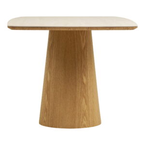 Noli Spisebord, keramisk bordplade/askefiner, travertin look/natur, 90x200x76 cm - Billede 3