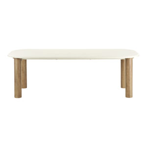 Alternative view of Fondi Spisebord, cement look, sand/brun, 100x240x76 cm