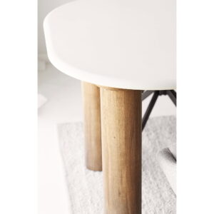 Fondi Spisebord, cement look, sand/brun, 100x240x76 cm - Billede 6