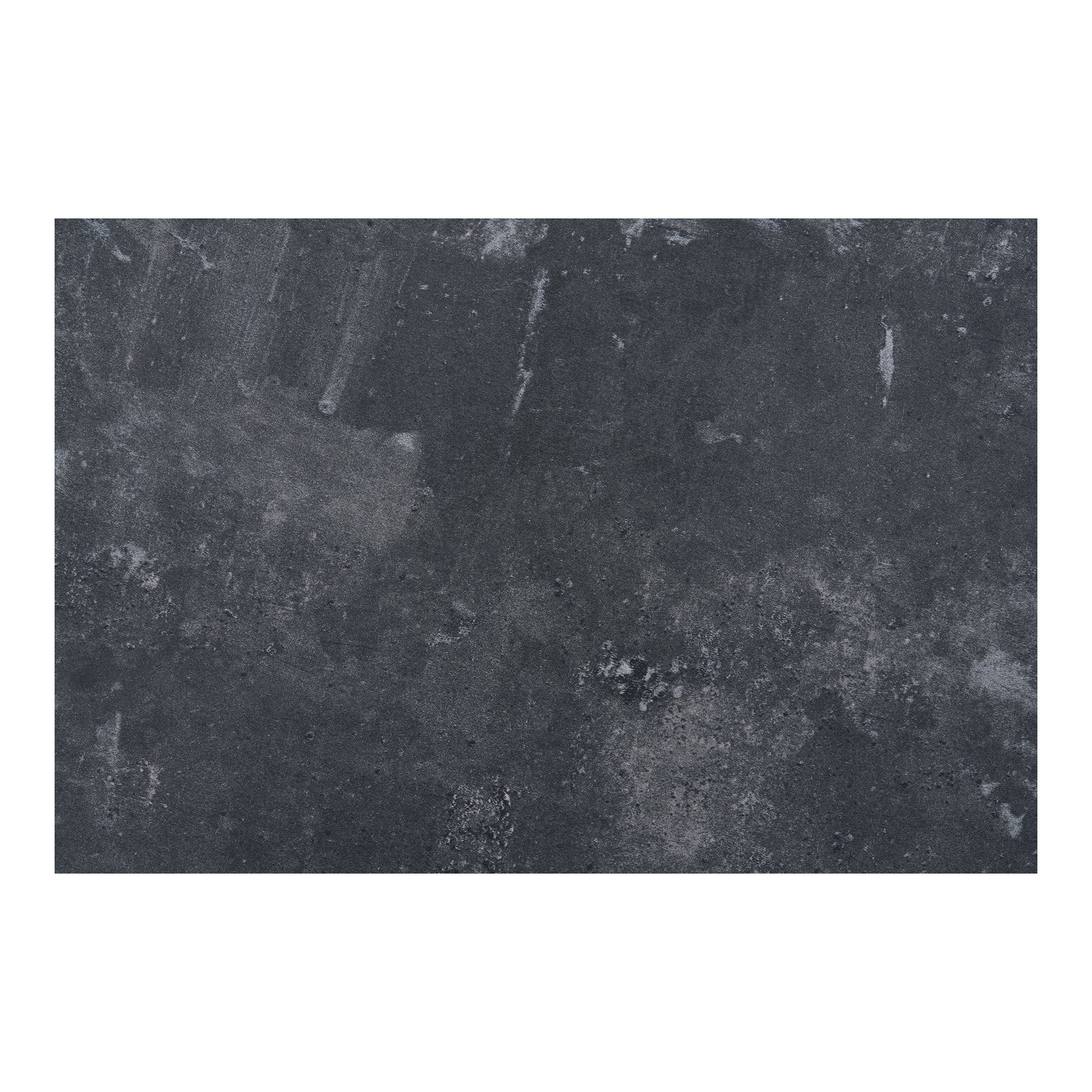 Fano Cafebord, melamin, mørk stenlook, sort metal base, 70x70x75 cm - Billede 5