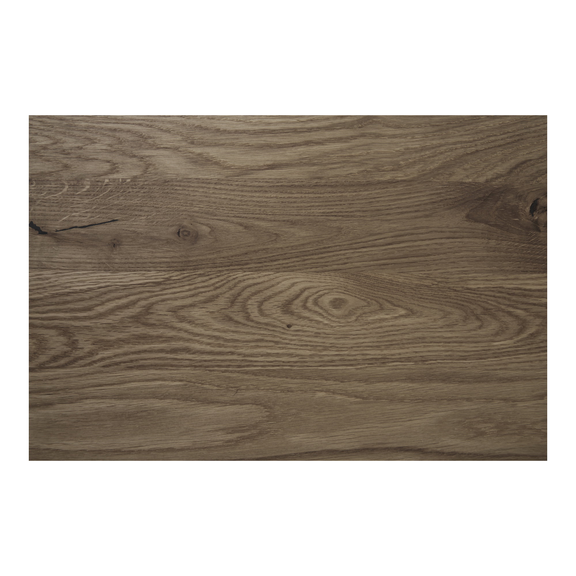 Lignano Cafebord, smoked eg, sort metal base, 70x70x75 cm - Billede 4