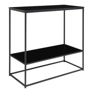 Alternative view of Vita Konsolbord, 2 hylder, sort, sort stel, 80x36x80 cm