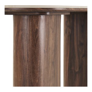 Delphi Konsolbord, keramik bordplade, travertin/mørkebrun, 40x120x78 cm - Billede 3
