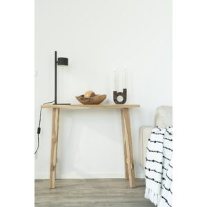 Girona Konsolbord, teak, natur, 90x30x80 cm - Billede 9