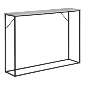 Alternative view of Vita Konsolbord, 1 hylde, travertin look, sort stel, 110x26x80 cm