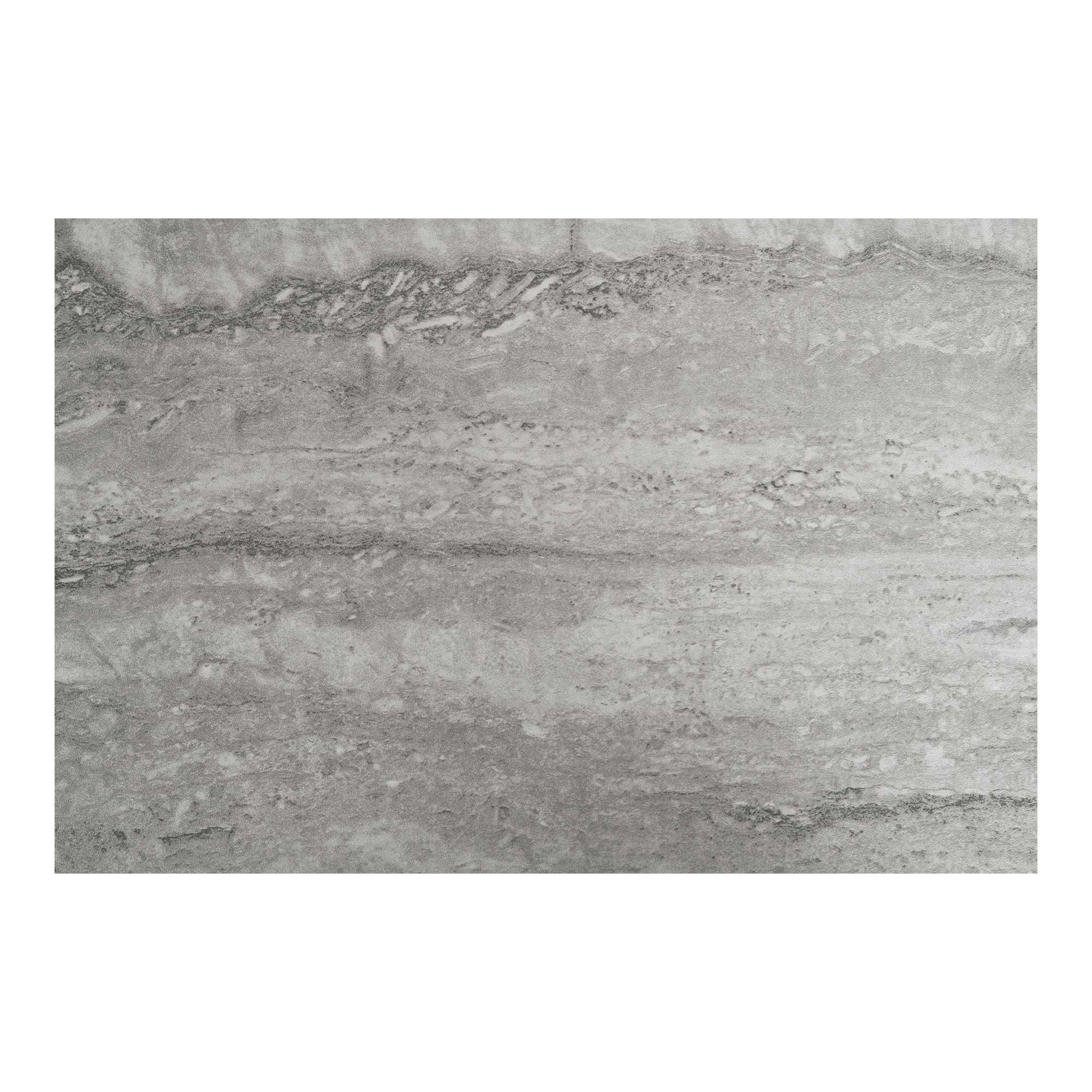 Vita Konsolbord, 1 hylde, travertin look, sort stel, 110x26x80 cm - Billede 5