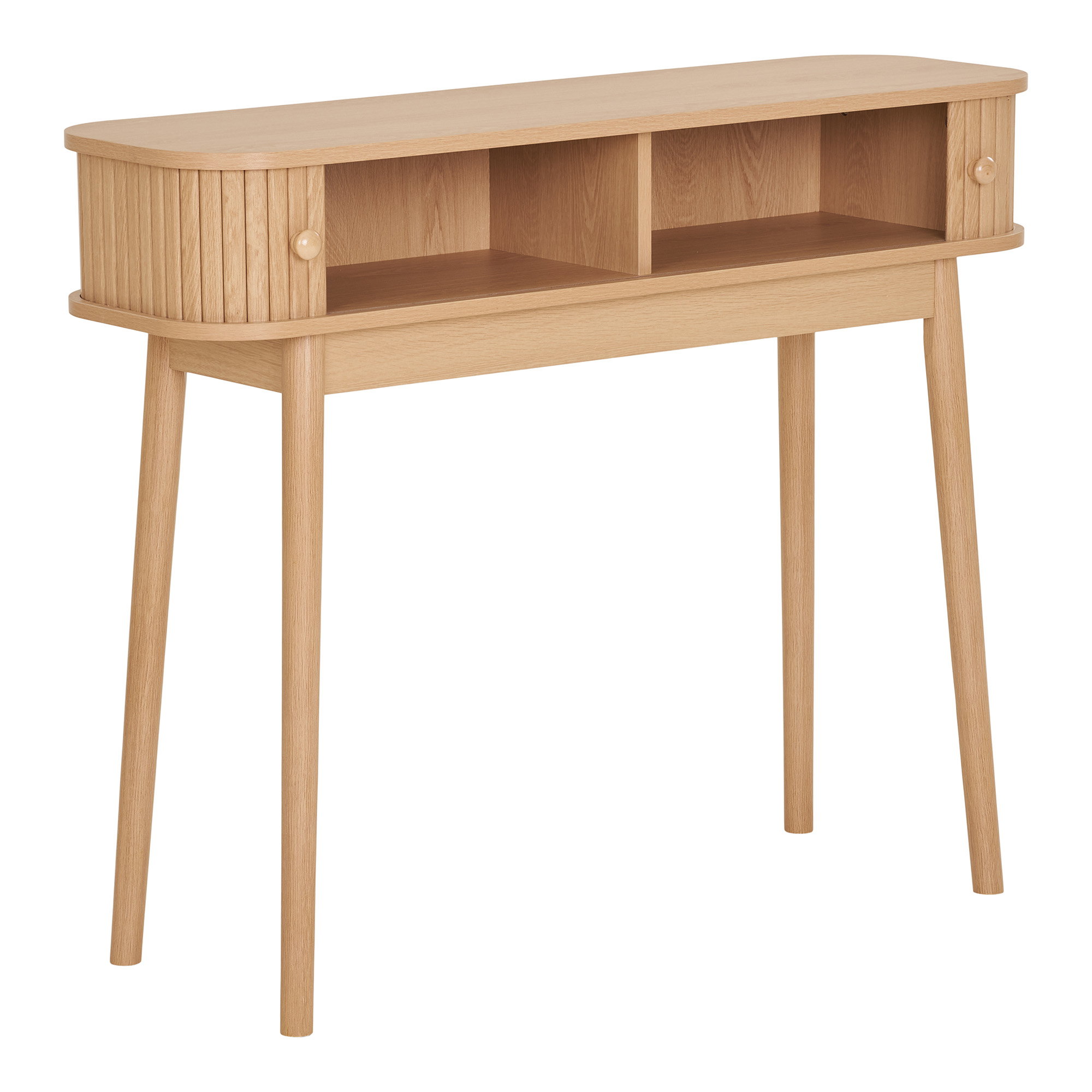 Nikko Konsolbord, 2 låger, natur, 100x30x80 cm - Billede 4