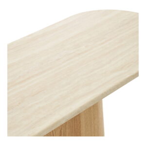 Larvik Konsol, granit/askefiner, natur/off white, 130x40x78 cm - Billede 3