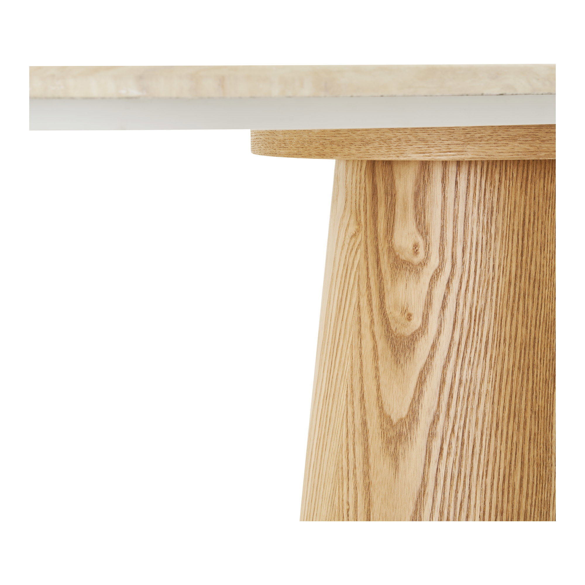 Larvik Konsol, granit/askefiner, natur/off white, 130x40x78 cm - Billede 4