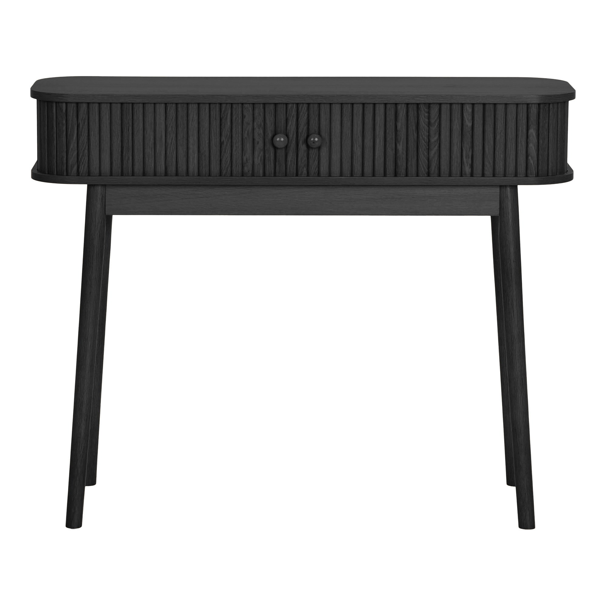 Nikko Konsolbord, 2 låger, sort, 100x30x80 cm